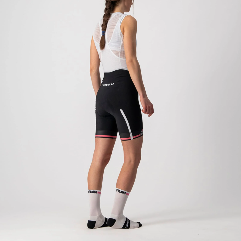 Castelli Giro 102 Velocissima Women's Bibshorts in Black/Rosa Giro-1